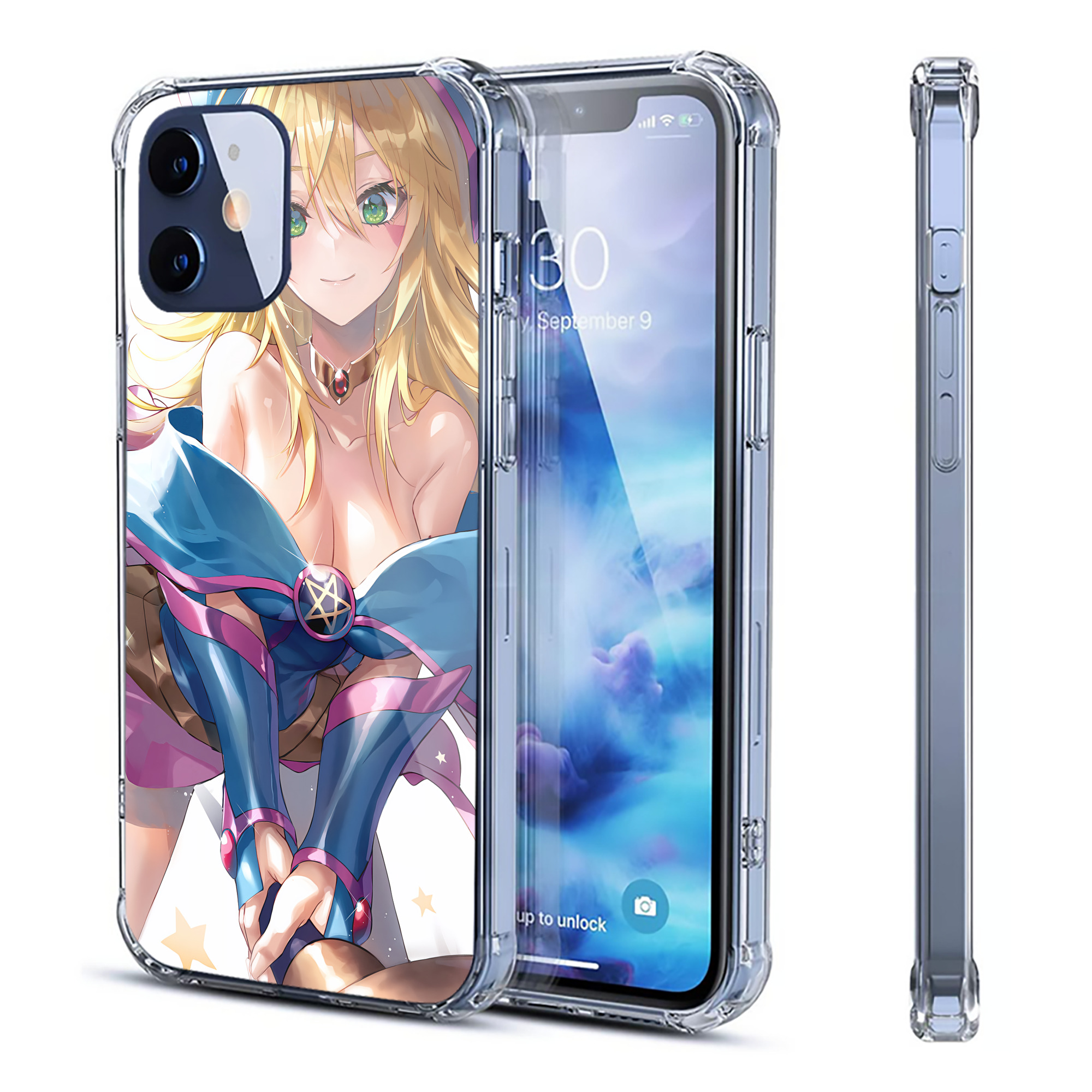 （画像用） 遊☆戯☆王 Yu-Gi-Oh! 【iPhone 12シリーズ対応】透明スマホケース（クリアソフトケース）